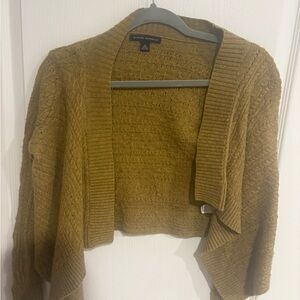 Banana Republic Women's Mustard Knit Shrug